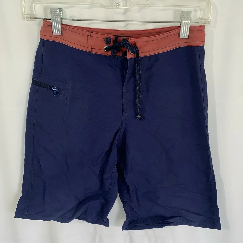PATAGONIA BOYS‎ WAVEFARER BOARD SHORTS NAVY 67817 SIZE 10
